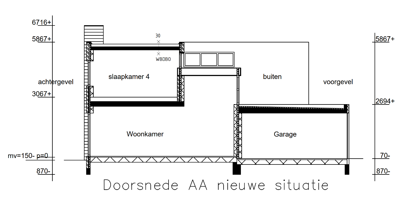 dakopbouw eengezinswoning amsterdam