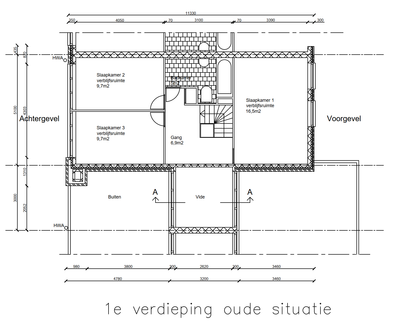 dakopbouw eengezinswoning amsterdam